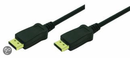 LogiLink DisplayPort-Kabel DPort -<gt/> DPort St/St 2.00m goud